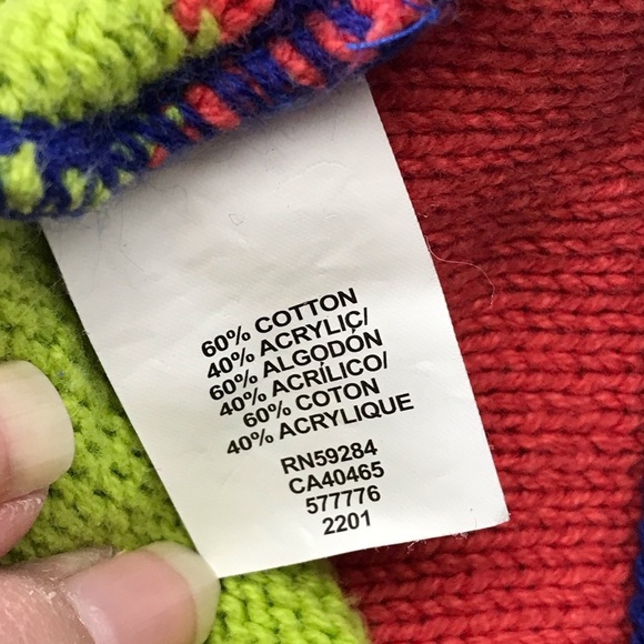 Children’s Place Striped Sweater Hoodie Dress - Picture 7 of 7